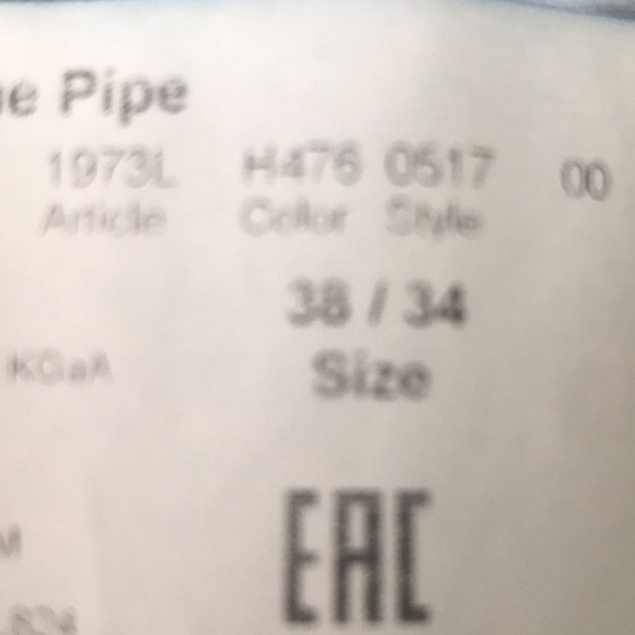 MAC JEANS  Arne Pipe. MADE in MILAN Size 38X34 . Excellent Condition! Rare find - Picture 11 of 14